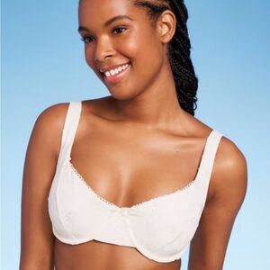 New without tags women’s wild fable swim top color white